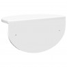 Półka ścienna Montowane na ścianie 2 pcs Biały 38 x 19 x 19 cm