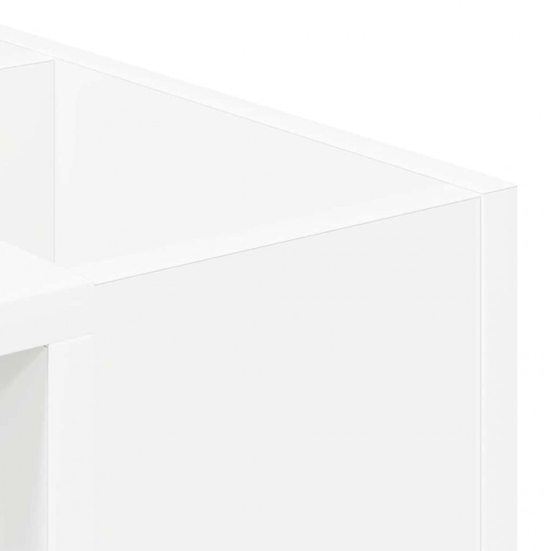 Stolik kawowy Biały 101,5 x 50 x 37 cm Materiał drewnopochodny