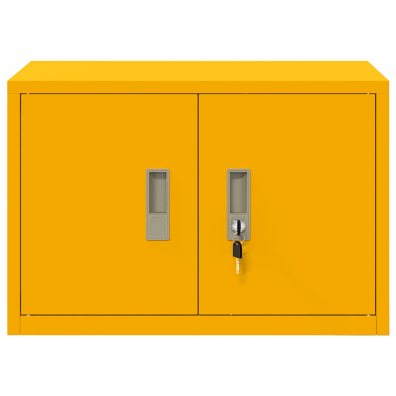 Szafka do przechowywania Musztardowy Żółty 60 x 40 x 40 cm Stal