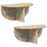 Półka ścienna 2 pcs Dąb Sonoma 38 x 19 x 19 cm