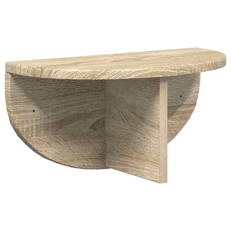 Półka ścienna 2 pcs Dąb Sonoma 38 x 19 x 19 cm