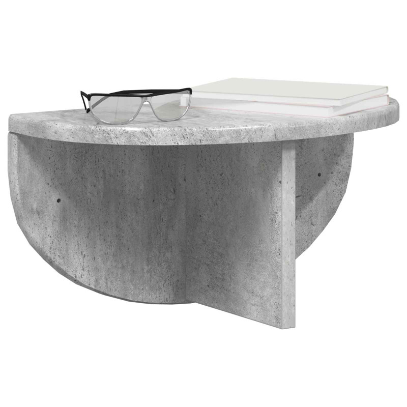 Półka ścienna Betonowy szary 38 x 19 x 19 cm