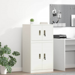 Szafka do przechowywania Biały 60 x 40 x 40 cm Stal