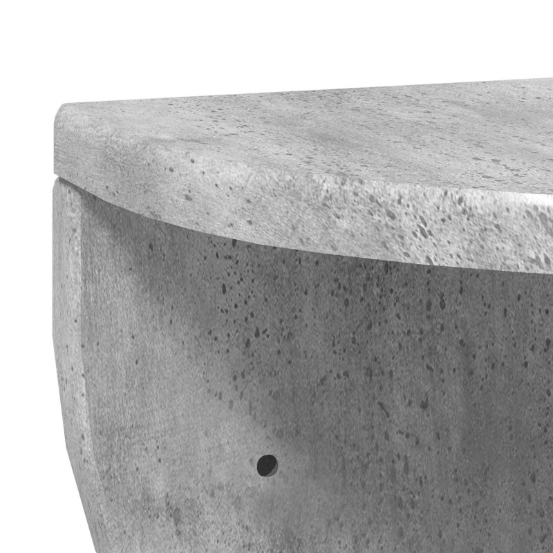 Półka ścienna Betonowy szary 38 x 19 x 19 cm