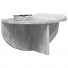 Półka ścienna 2 pcs Betonowy szary 38 x 19 x 19 cm