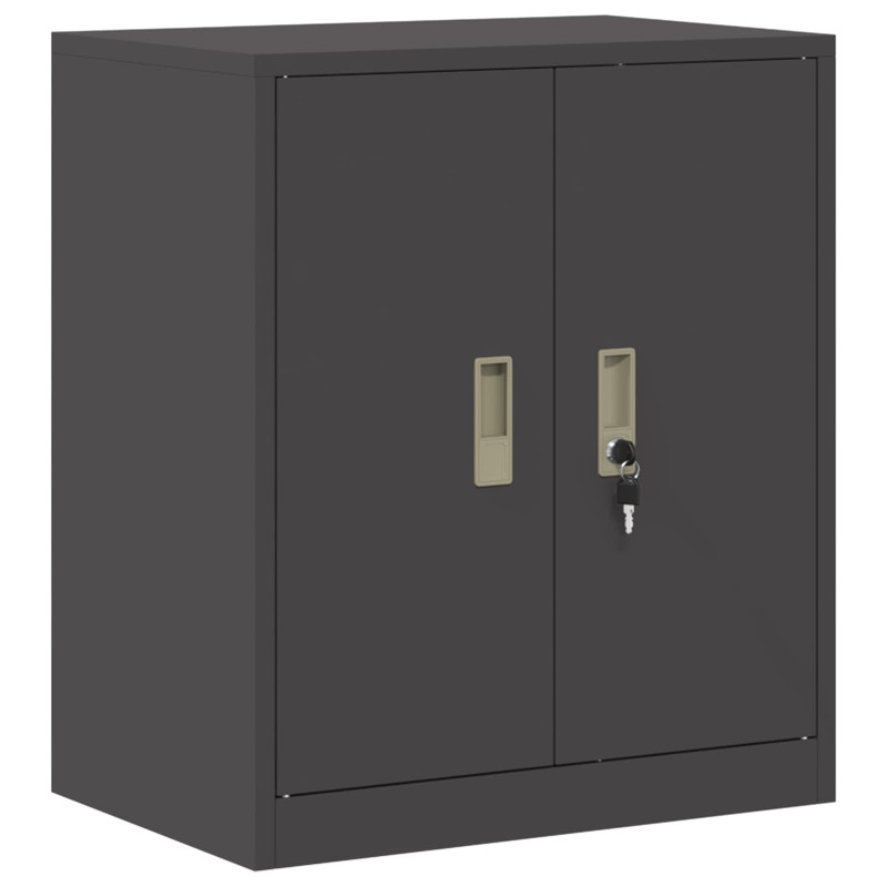 Szafka do przechowywania Czarny 60 x 40 x 70 cm Stal