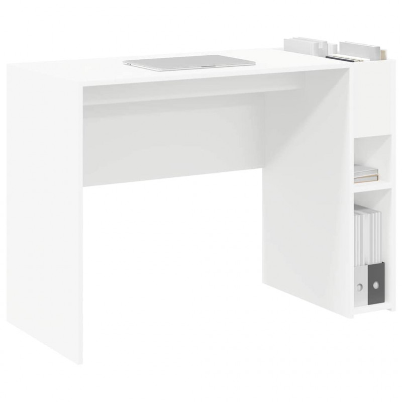 Biurko Biały 109 x 50 x 78 cm Materiał drewnopochodny
