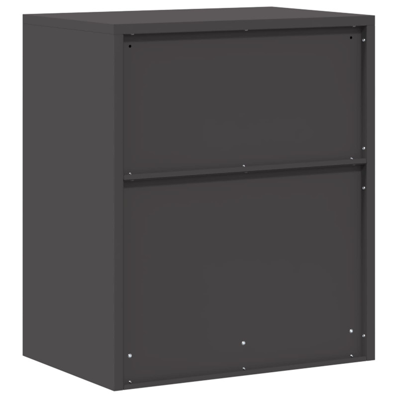 Szafka do przechowywania Czarny 60 x 40 x 70 cm Stal