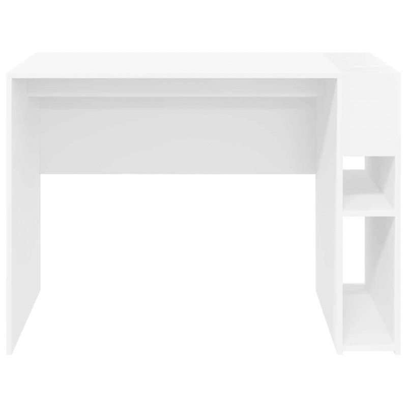 Biurko Biały 109 x 50 x 78 cm Materiał drewnopochodny