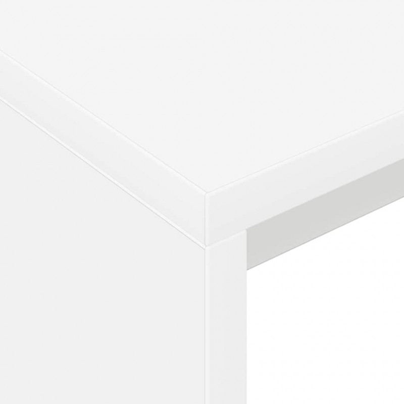 Biurko Biały 109 x 50 x 78 cm Materiał drewnopochodny