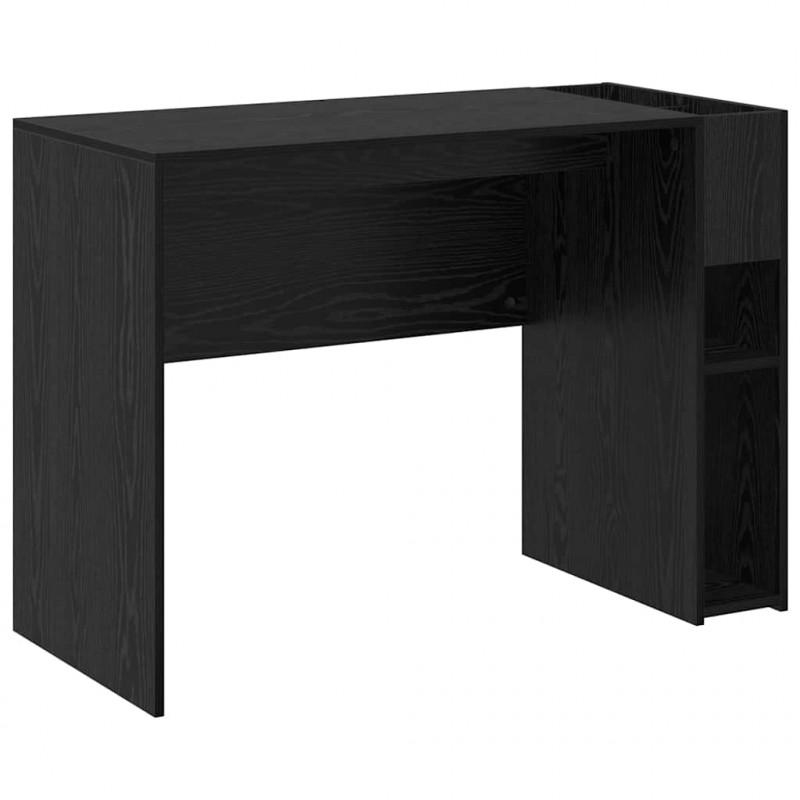 Biurko Czarny Dąb 109 x 50 x 78 cm Materiał drewnopochodny