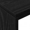 Biurko Czarny Dąb 109 x 50 x 78 cm Materiał drewnopochodny
