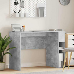 Biurko Betonowy szary 109 x 50 x 78 cm Materiał drewnopochodny