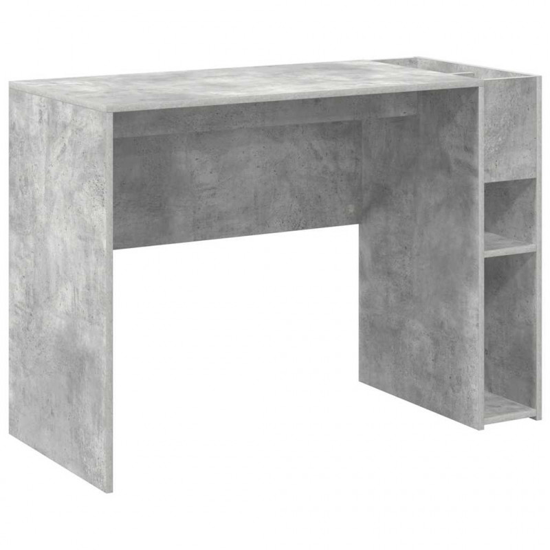 Biurko Betonowy szary 109 x 50 x 78 cm Materiał drewnopochodny