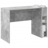 Biurko Betonowy szary 109 x 50 x 78 cm Materiał drewnopochodny