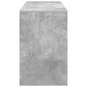 Biurko Betonowy szary 109 x 50 x 78 cm Materiał drewnopochodny