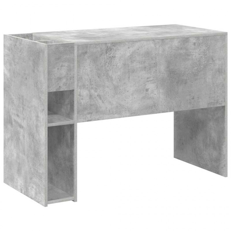 Biurko Betonowy szary 109 x 50 x 78 cm Materiał drewnopochodny