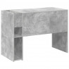 Biurko Betonowy szary 109 x 50 x 78 cm Materiał drewnopochodny