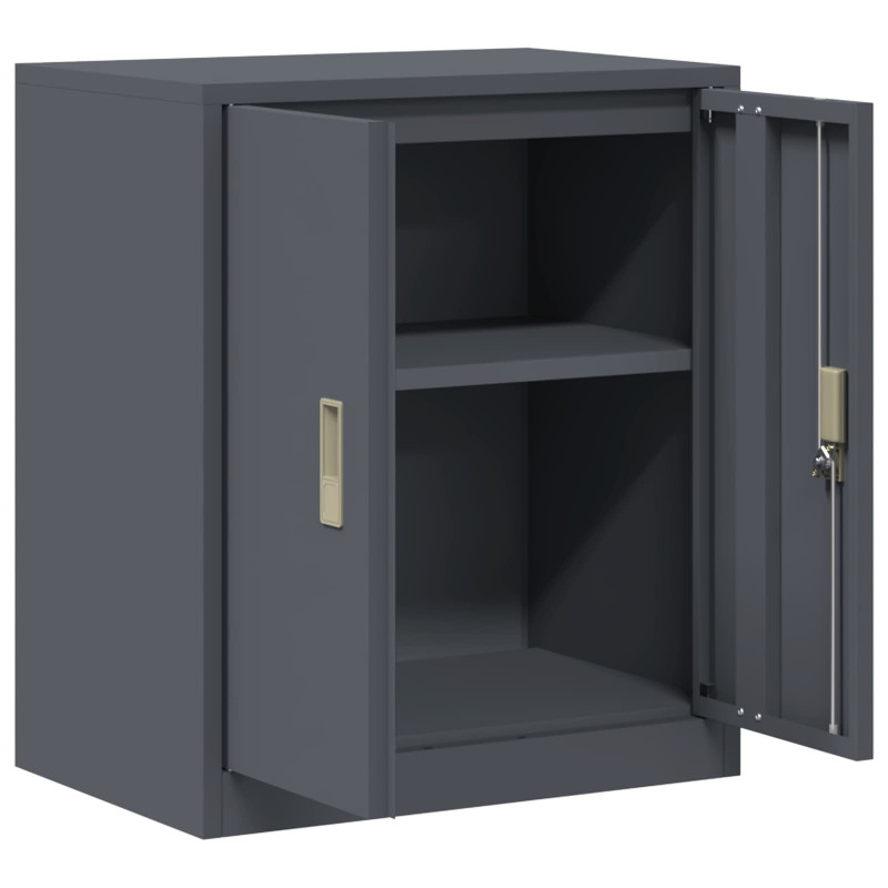 Szafka do przechowywania Antracyt 60 x 40 x 70 cm Stal