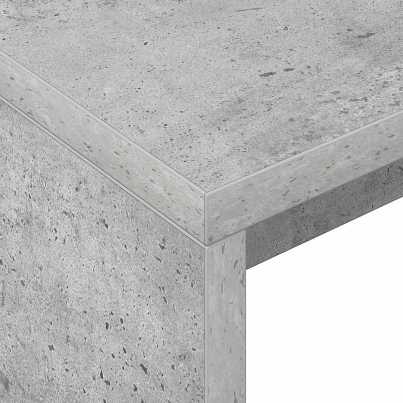 Biurko Betonowy szary 109 x 50 x 78 cm Materiał drewnopochodny