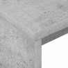 Biurko Betonowy szary 109 x 50 x 78 cm Materiał drewnopochodny
