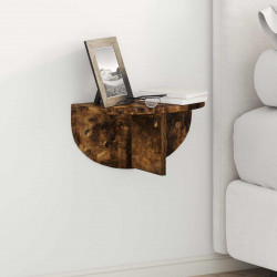 Półka ścienna 2 pcs Dąb wędzony 38 x 19 x 19 cm