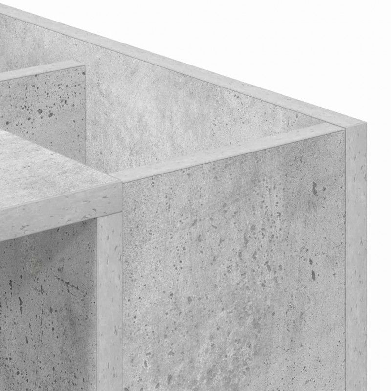 Biurko Betonowy szary 109 x 50 x 78 cm Materiał drewnopochodny