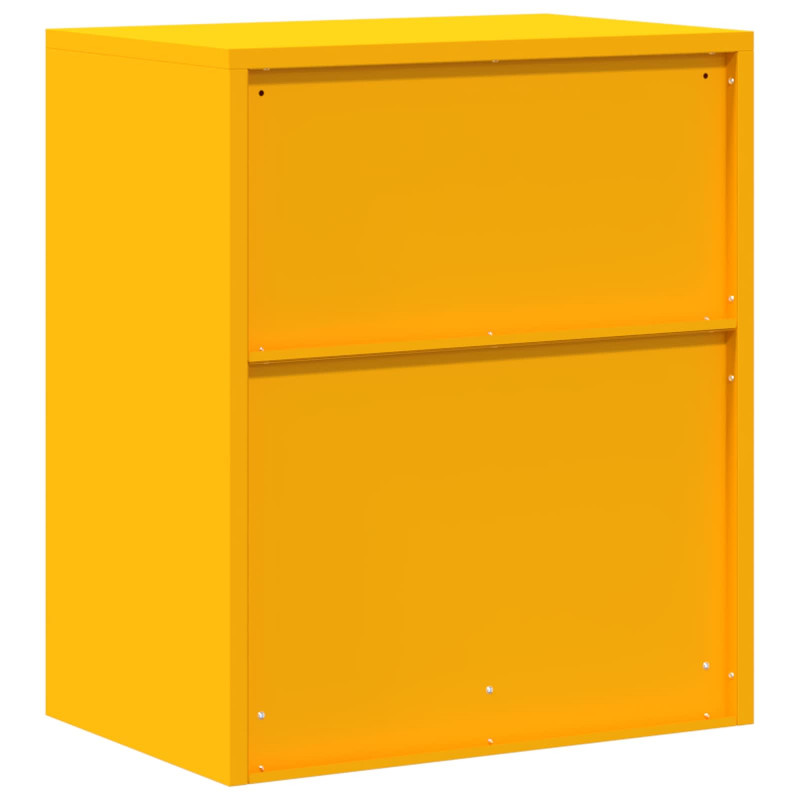 Szafka do przechowywania Musztardowy Żółty 60 x 40 x 70 cm Stal