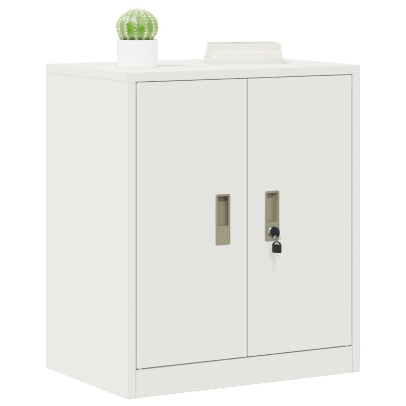 Szafka do przechowywania Biały 60 x 40 x 70 cm Stal