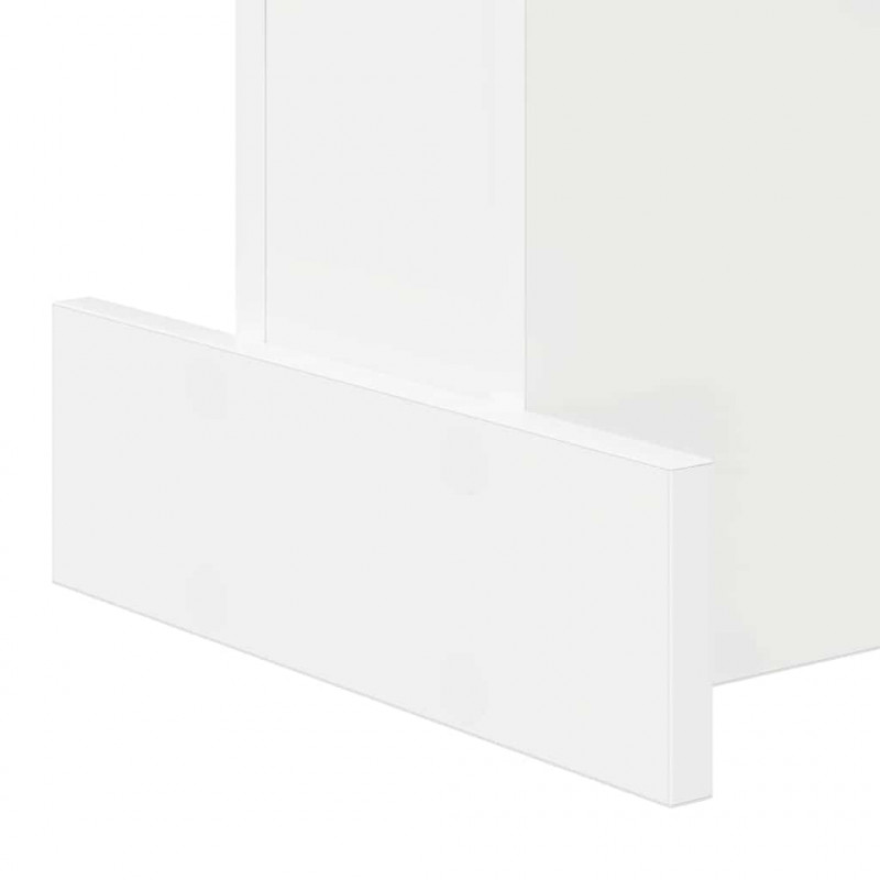 Stolik końcowy Biały 35,5 x 35 x 40 cm Materiał drewnopochodny