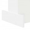 Stolik końcowy Biały 35,5 x 35 x 40 cm Materiał drewnopochodny