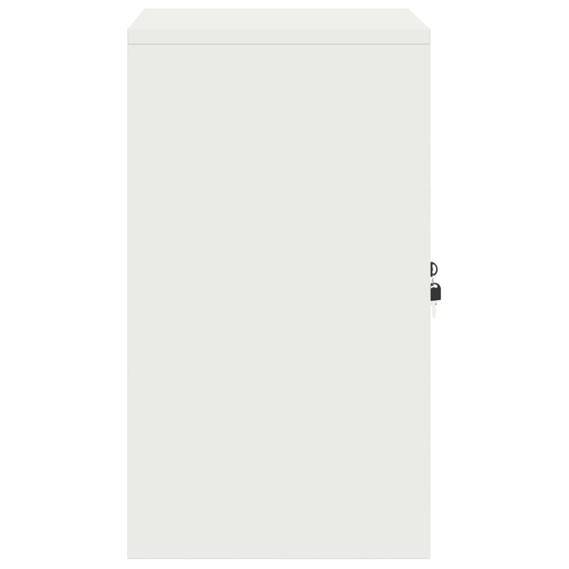 Szafka do przechowywania Biały 60 x 40 x 70 cm Stal