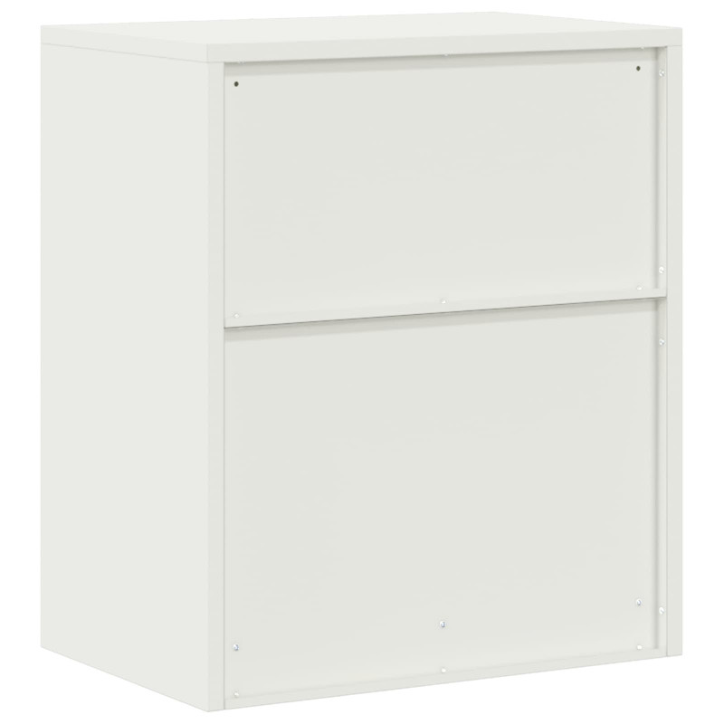 Szafka do przechowywania Biały 60 x 40 x 70 cm Stal