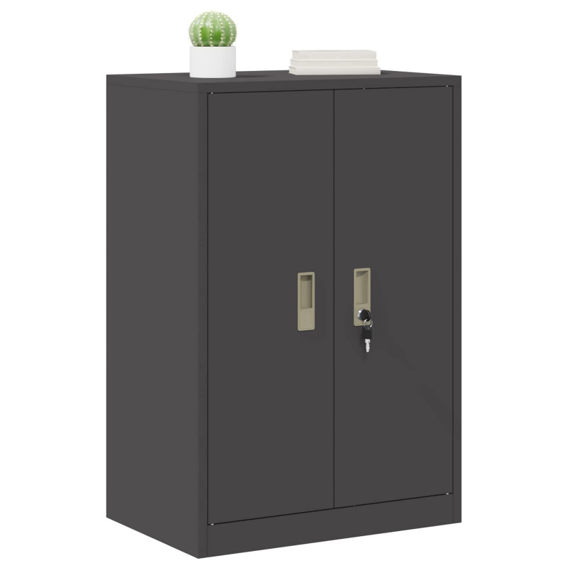 Szafka do przechowywania Czarny 60 x 40 x 90 cm Stal