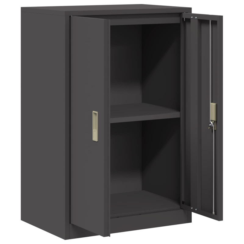 Szafka do przechowywania Czarny 60 x 40 x 90 cm Stal