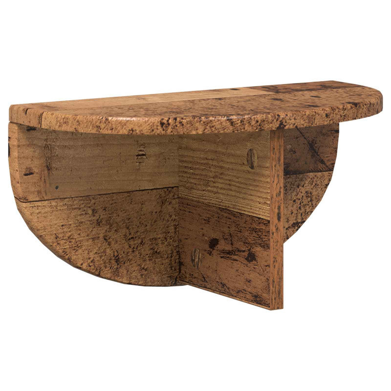 Półka ścienna Montowane na ścianie Stare drewno 38 x 19 x 19 cm