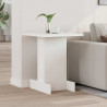 Stolik końcowy Biały 44,5 x 45 x 55 cm Materiał drewnopochodny