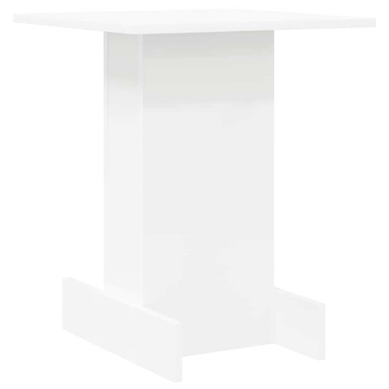 Stolik końcowy Biały 44,5 x 45 x 55 cm Materiał drewnopochodny
