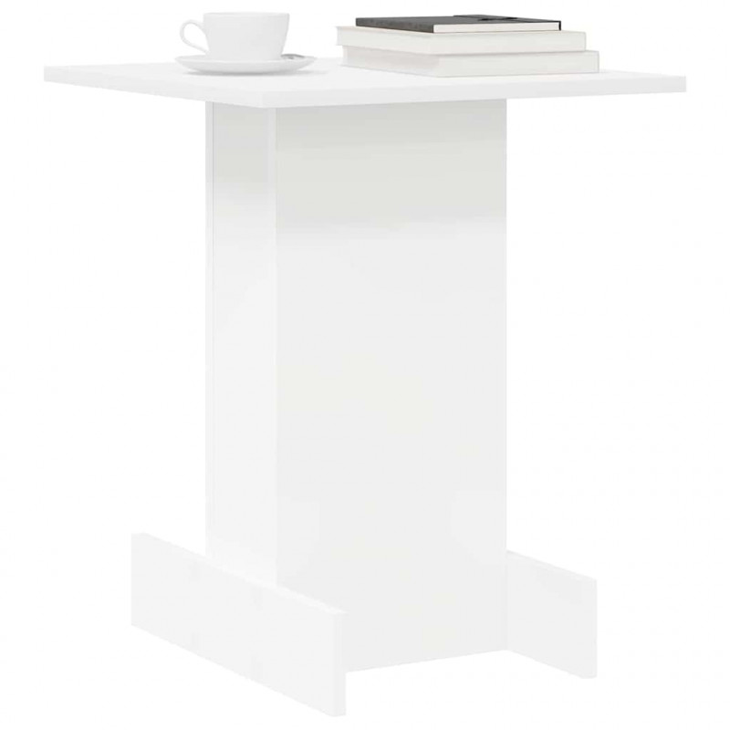 Stolik końcowy Biały 44,5 x 45 x 55 cm Materiał drewnopochodny