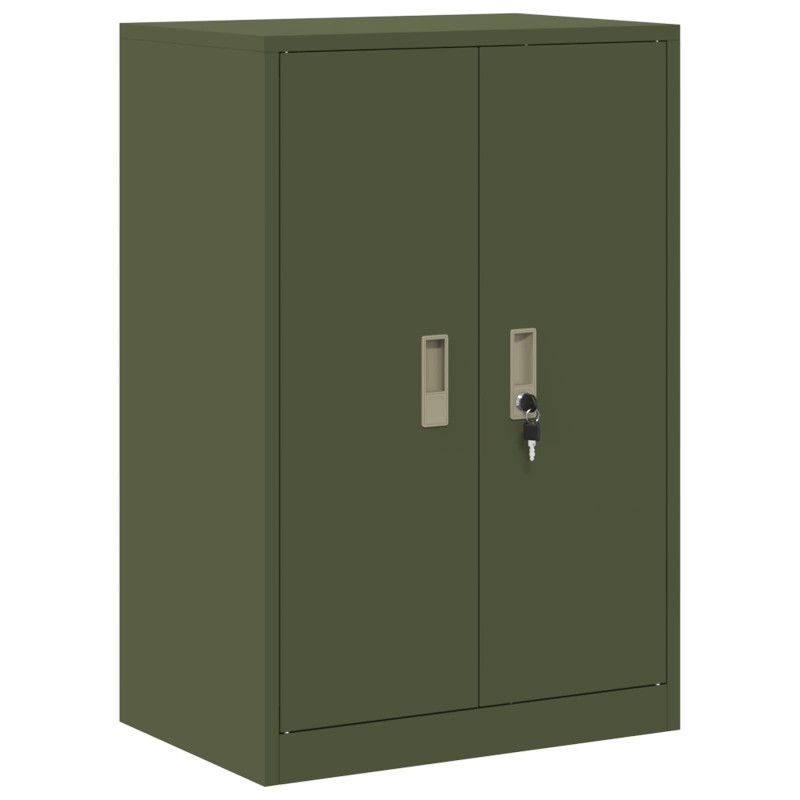 Szafka do przechowywania Zielony oliwkowy 60 x 40 x 90 cm Stal