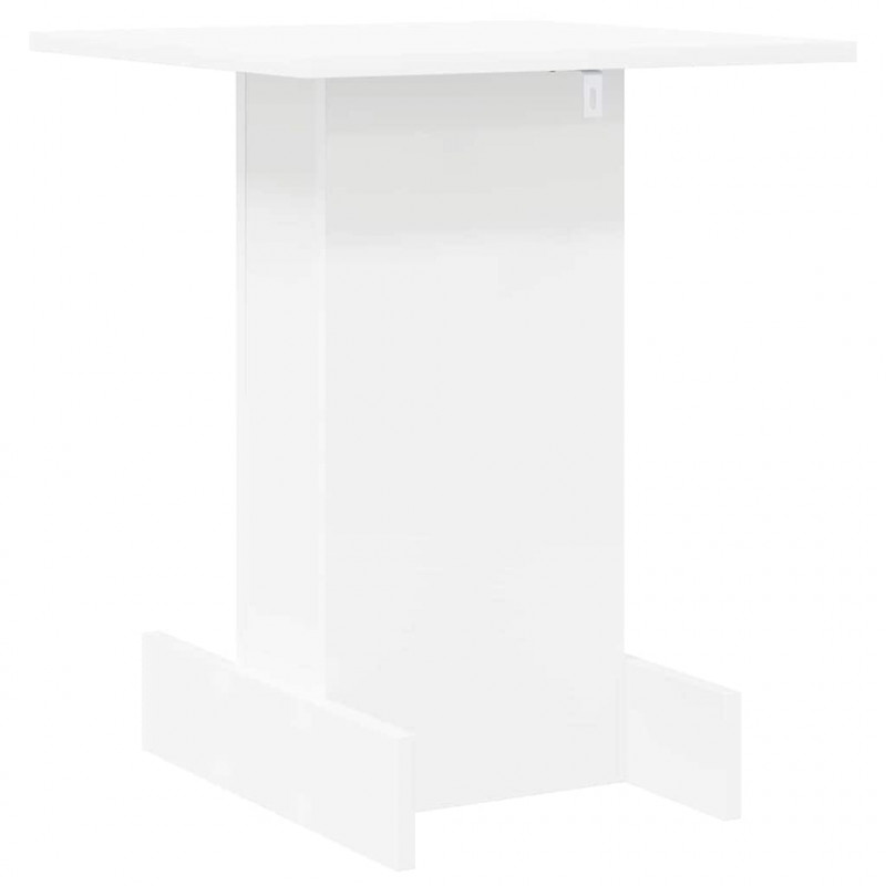 Stolik końcowy Biały 44,5 x 45 x 55 cm Materiał drewnopochodny