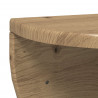 Półka ścienna 2 pcs Dąb rzemieślniczy 38 x 19 x 19 cm