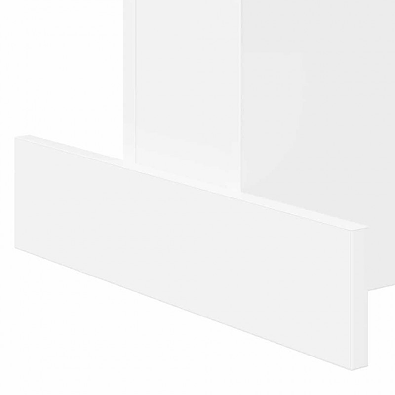 Stolik końcowy Biały 44,5 x 45 x 55 cm Materiał drewnopochodny