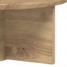 Półka ścienna 2 pcs Dąb rzemieślniczy 38 x 19 x 19 cm