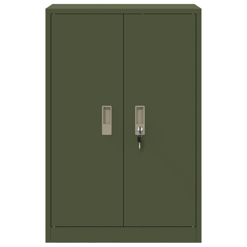 Szafka do przechowywania Zielony oliwkowy 60 x 40 x 90 cm Stal