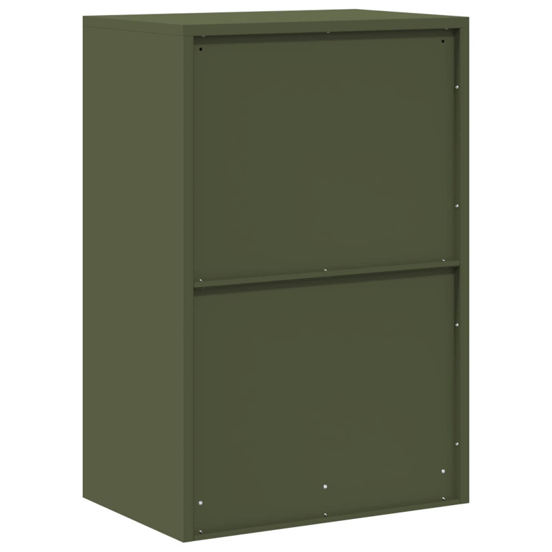 Szafka do przechowywania Zielony oliwkowy 60 x 40 x 90 cm Stal