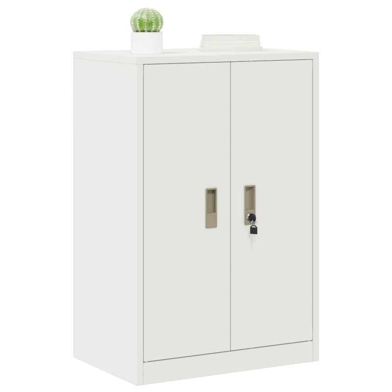 Szafka do przechowywania Biały 60 x 40 x 90 cm Stal