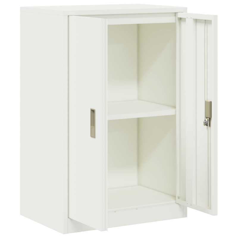 Szafka do przechowywania Biały 60 x 40 x 90 cm Stal