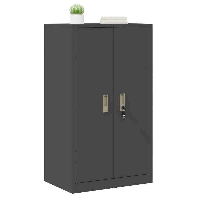 Szafka do przechowywania Czarny 60 x 40 x 105 cm Stal