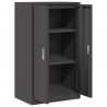 Szafka do przechowywania Czarny 60 x 40 x 105 cm Stal